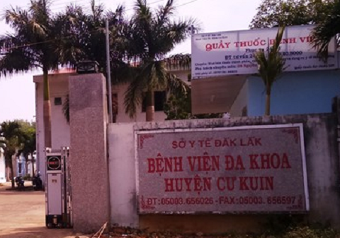 Bệnh viện Đa khoa huyện Cư kuin nơi xảy ra vụ việc Bệnh viện Đa khoa huyện Cư kuin nơi xảy ra vụ việc