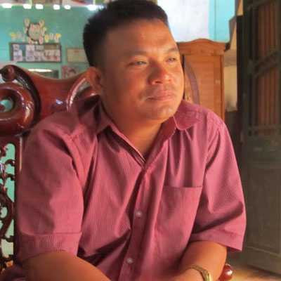 Ông Nguyễn Minh Chiến, trưởng khu Phố Chấu Ông Nguyễn Minh Chiến, trưởng khu Phố Chấu