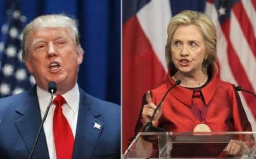 Ông Trump và bà Clinton là hai nhân vật đáng chú ý trong cuộc chạy đua vào Nhà Trắng 2016 Ông Trump và bà Clinton là hai nhân vật đáng chú ý trong cuộc chạy đua vào Nhà Trắng 2016