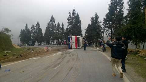 Hiện trường vụ tai nạn Ảnh: otofun Hiện trường vụ tai nạn Ảnh: otofun