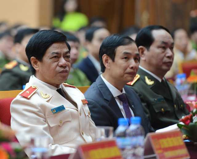 Thiếu tướng Đoàn Duy Khương tại buổi lễ nhậm chức Ảnh: Mạnh Thắng