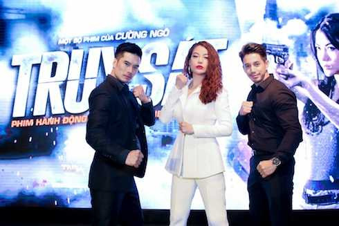 Trương Ngọc Ánh cùng mỹ nam mới Thiên Nguyễn và Marcus Guilhem.