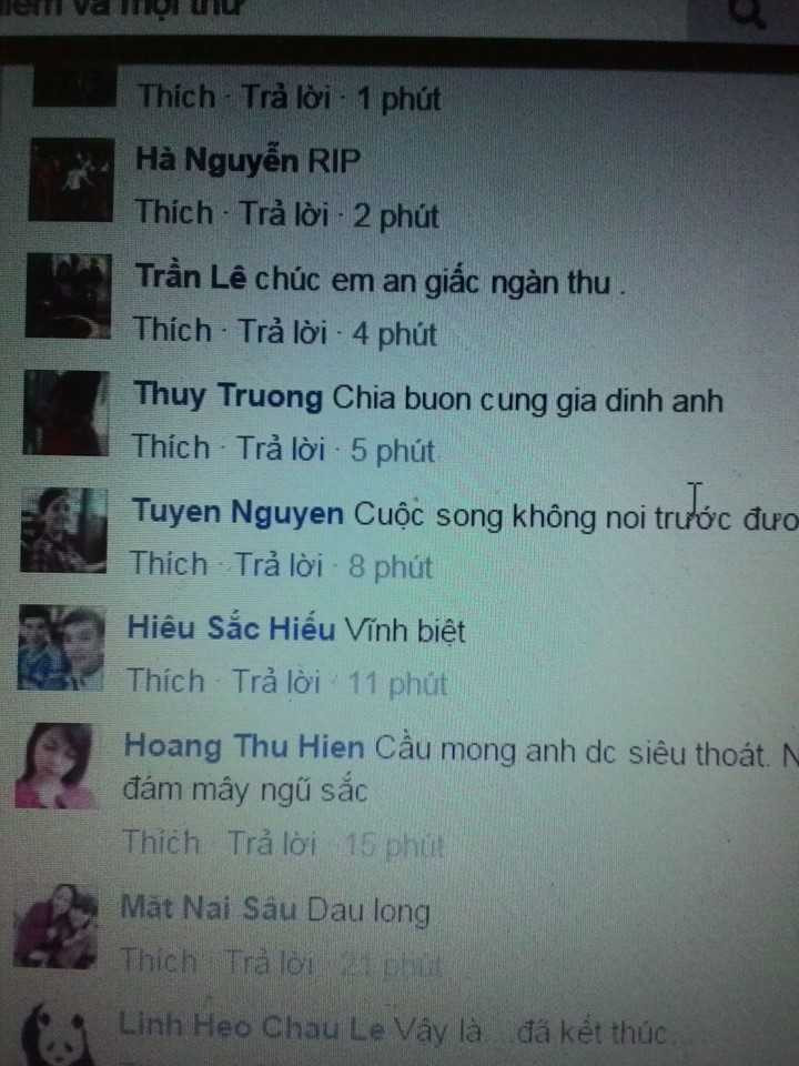 Cư dân mạng bàng hoàng, thương tiếc trước sự ra đi của Trần Lập 