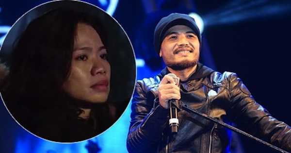 Vợ Trần Lập nén nước mắt trong liveshow cuối cùng của chồng.