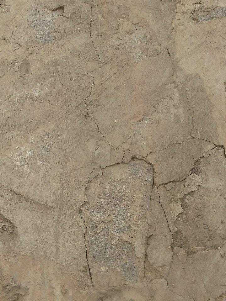 Mố cầu (Phần tiếp nối giữa cầu và đường) cũng có dấu hiệu xuống cấp.