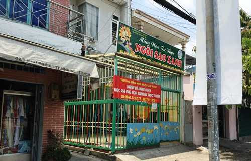 Trường mầm non xảy ra sự việc. Ảnh: Hải Hiếu