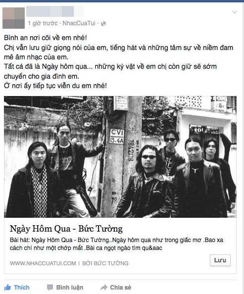 Cộng đồng mạng xót xa trước hung tin nhạc sỹ Trần Lập qua đời