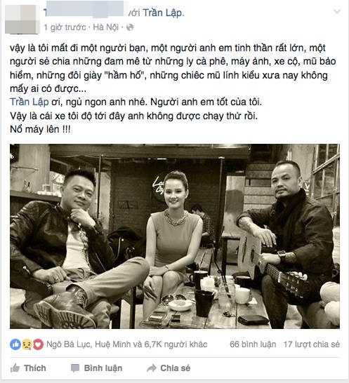 Cộng đồng mạng xót xa trước hung tin nhạc sỹ Trần Lập qua đời
