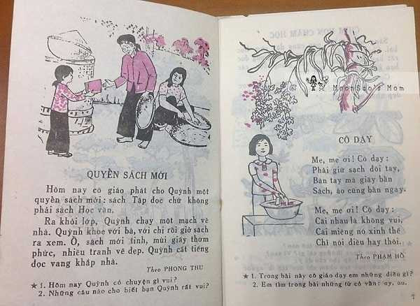 Sách Tập đọc lớp 1