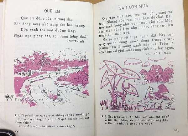 Sách Tập đọc lớp 1