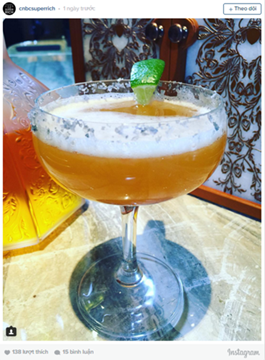 Giới đại gia thế giới còn khá chịu chơi khi chi hơn 26 triệu đồng để thưởng thích ly cocktail này tại khách sạn London NYC.