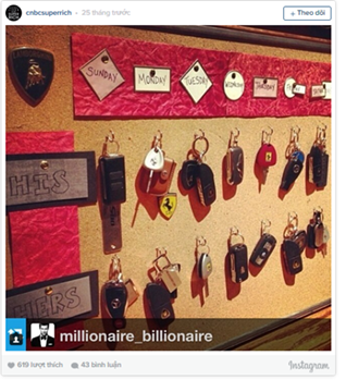  Những tỷ phú còn dùng tăm bằng vàng giá 600 USD hoặc dây giày giá 15.000 USD. 