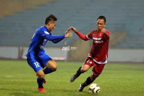 Tuyển Việt Nam chơi tốt trước Than Quảng Ninh tối qua