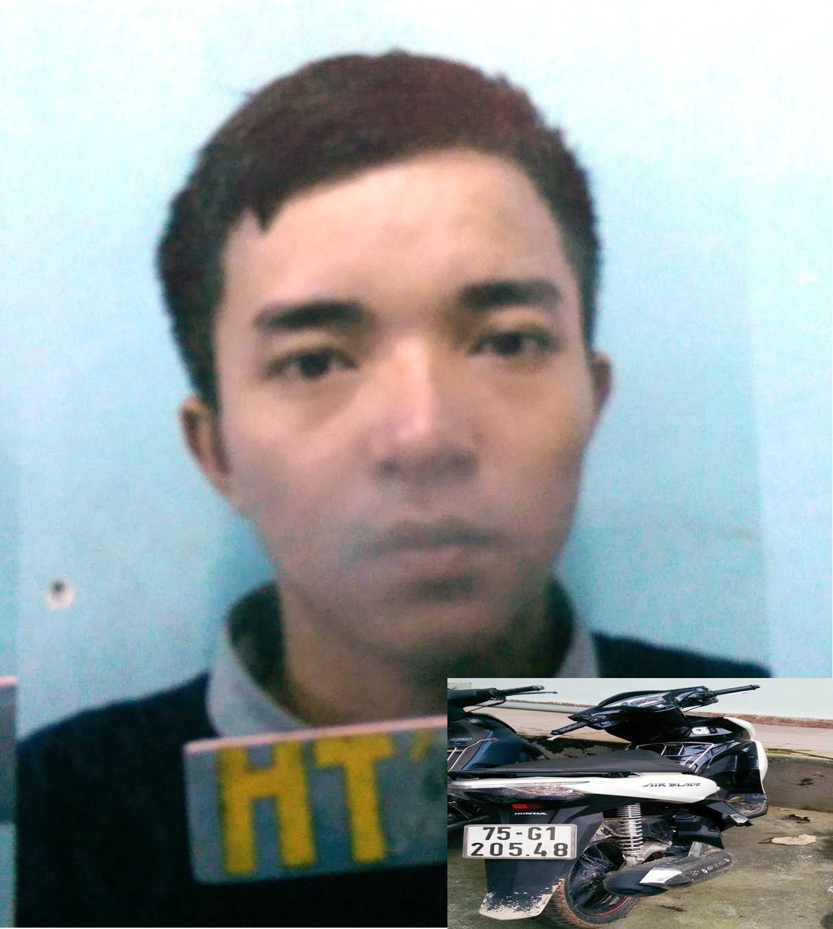 Đối tượng Lắm cùng tang vật (ảnh nhỏ).