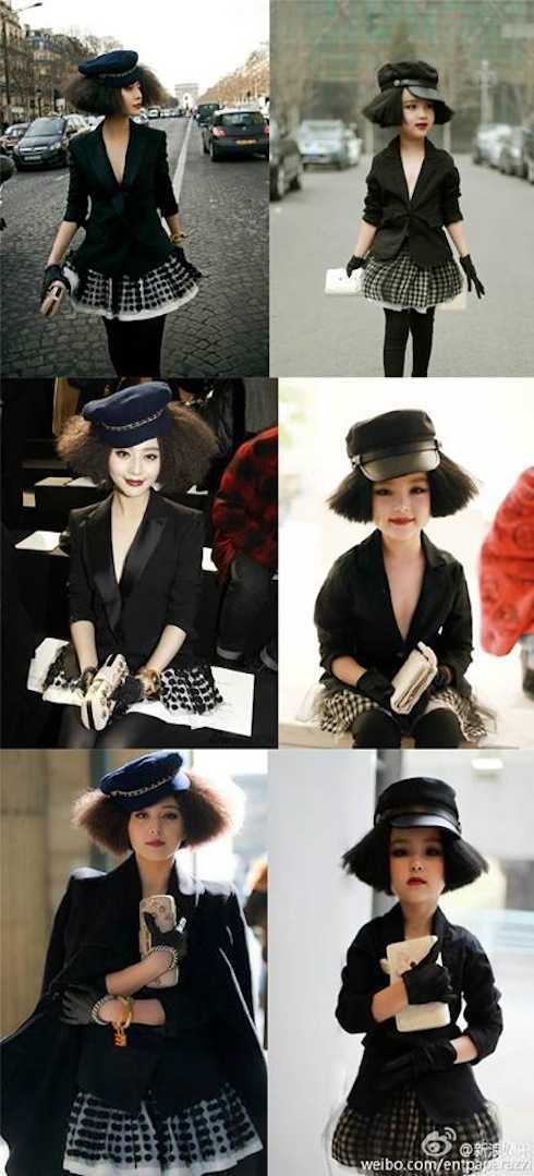 Vẻ dễ thương của cô bé khiến các cư dân mạng phát 'cuồng'.