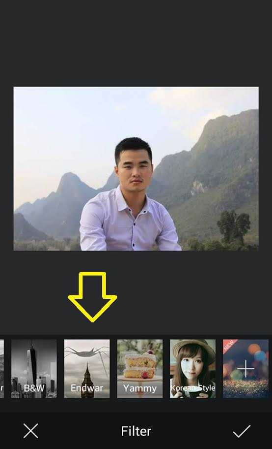 Phần mềm này có Option Endwar để thêm những hình ảnh vào ảnh gốc. 
