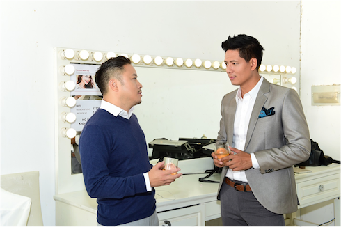 Bình Minh học được nhiều thứ từ người truyền cảm hứng – đạo diễn Victor Vũ.