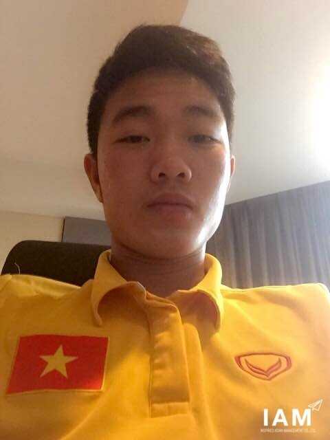 Bức ảnh Xuân Trượng tự sướng khi trở về khoác áo ĐT Việt Nam