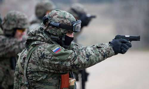 Một thành viên lực lượng đặc nhiệm Spetsnaz Nga. Ảnh: Pinterest