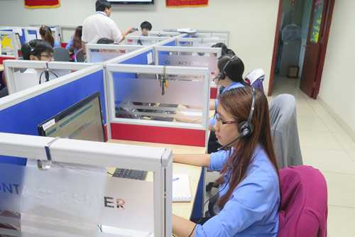 Khu vực tiếp nhận thông tin nóng của Thành ủy TP - Ảnh: Trung Hiếu