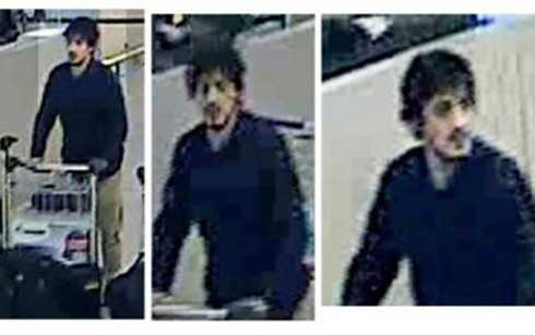 Hình ảnh của Najim Laachraoui do camera an ninh ở sân bay Zaventem ghi lại