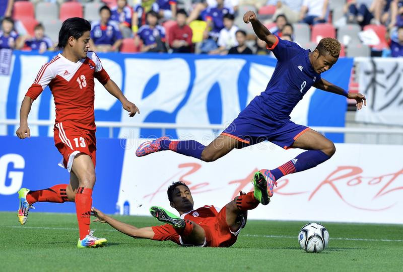 sports-reacration-japan-striker-musashi-suzuki-obstacles-nepal-player-playing-asian-games-goyang-stadium-incheon-106057116