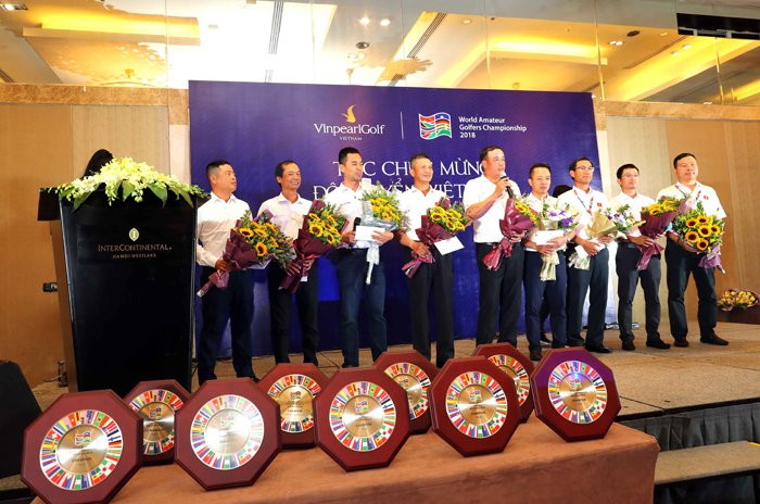 29 NQM - Chuc mung DT GOLF VN vo dich giai WAGC 2018 07 11