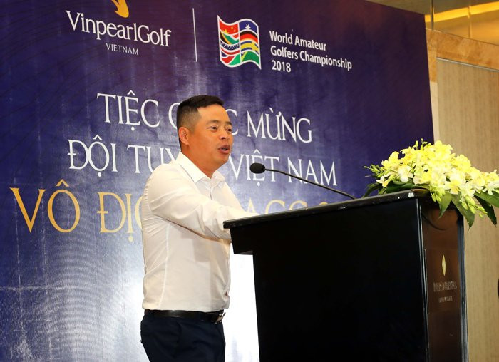 29 NQM - Chuc mung DT GOLF VN vo dich giai WAGC 2018 10 6