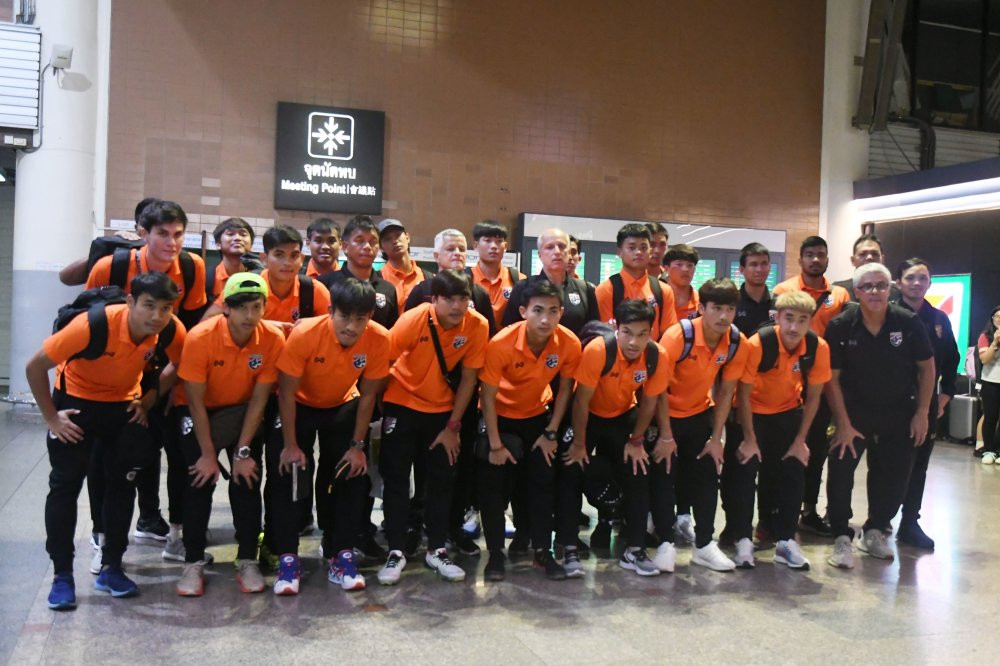 U23 Thai Lan ve nuoc