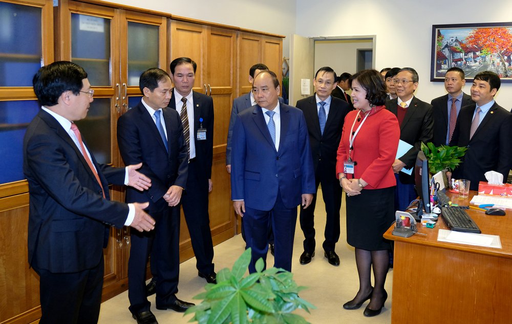 Thu tuong tham quan tru so lam viec moi cua BNG