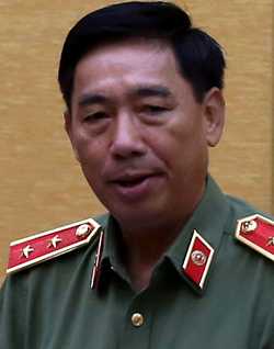 Trung tướng Lê Văn Đệ, Phó tổng cục Chính Trị - Bộ Công an. Ảnh: Bá Đô