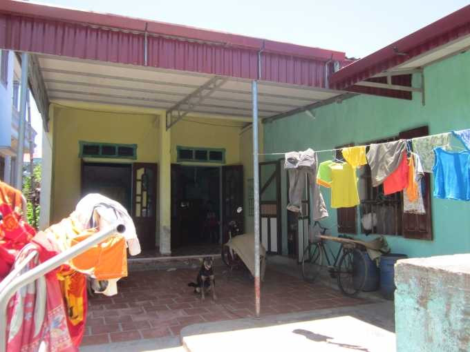 Ngôi nhà của gia đình anh Vân.