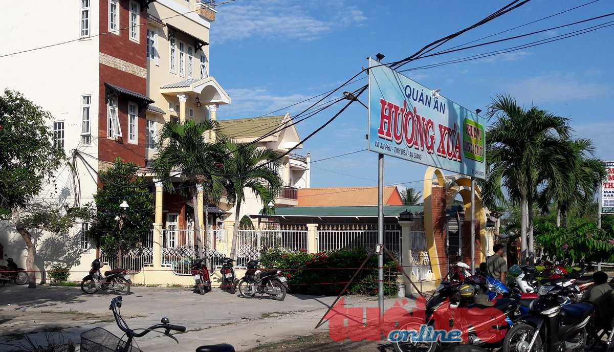 Quán Hương Xưa nơi xảy ra vụ việc