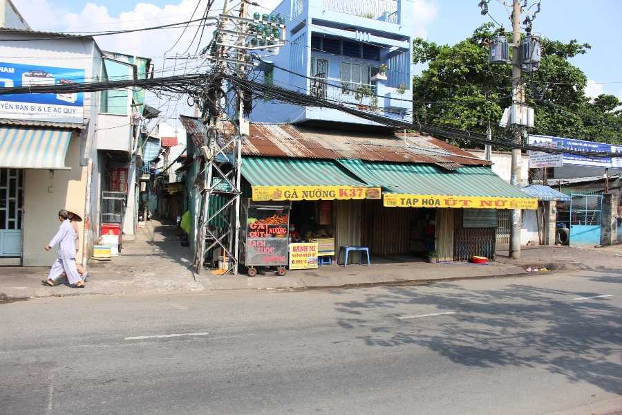 Khu vực xảy ra vụ truy sát - Ảnh: Đức Tiến