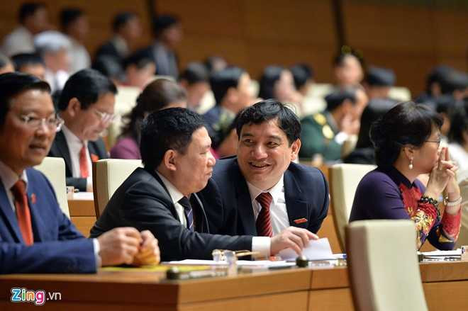 Dai bieu Quoc hoi khoa moi tuoi cuoi trong buoi hop dau tien hinh anh 14