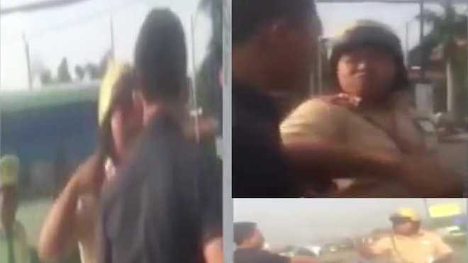 CSGT trong clip 'đánh người' nói gì? - ảnh 1