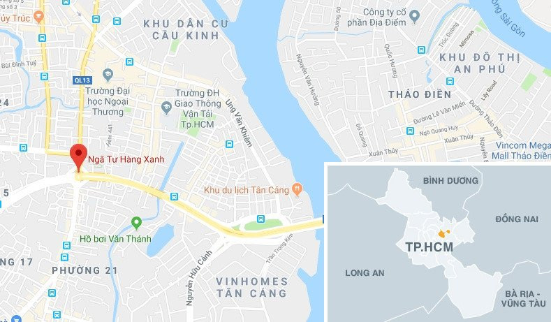 CSGT kiem tra nong do con o Hang Xanh sau vu BMW gay tai nan lien hoan hinh anh 10