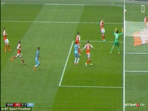 video arsenal vs man city