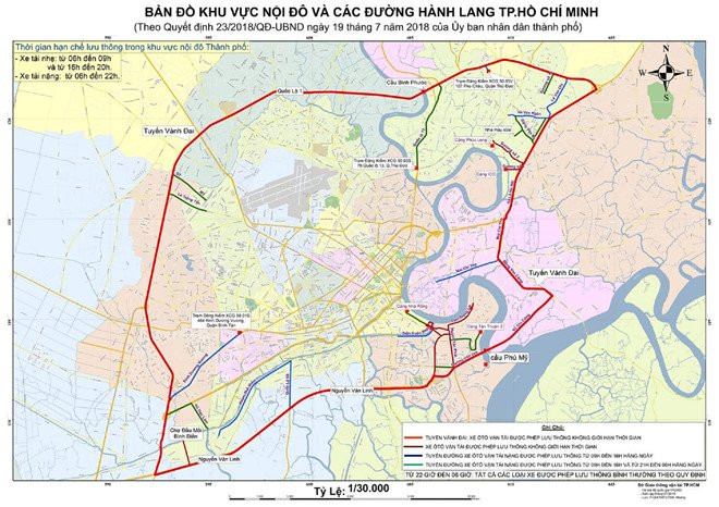 Cam xe tai vao noi thanh Sai Gon theo khung gio tu 1/8 hinh anh 2