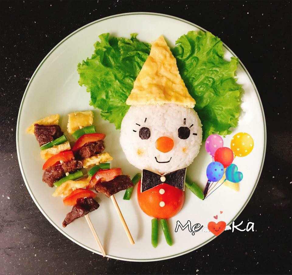 'Quá đã' với bữa ăn đầy màu sắc cho bé yêu biếng ăn