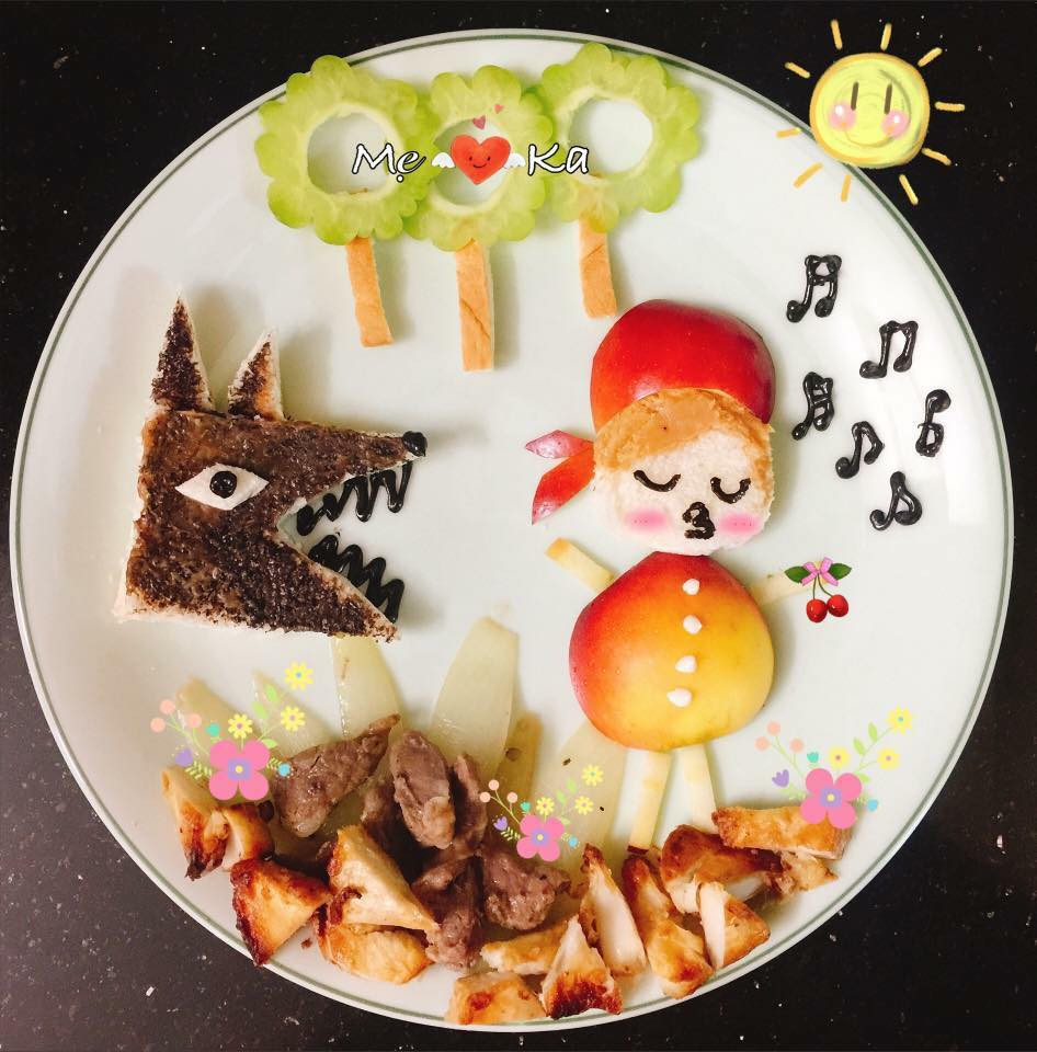 'Quá đã' với bữa ăn đầy màu sắc cho bé yêu biếng ăn