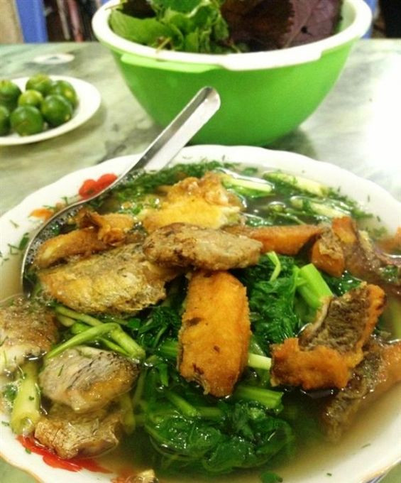 Image result for Bún cá rô đồng phố Đặng Tiến Đông