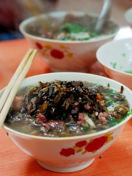 Image result for Bún ốc tóp mỡ ngõ Mai Hương