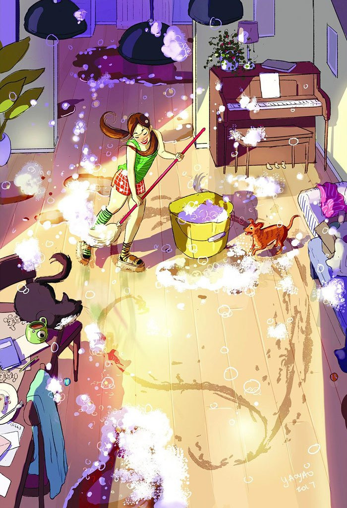 Bộ tranh tuyệt đẹp này chỉ dành cho riêng cho 'gái độc thân'