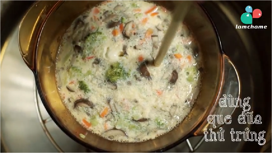 trứng hấp tôm phô mai - ảnh 14