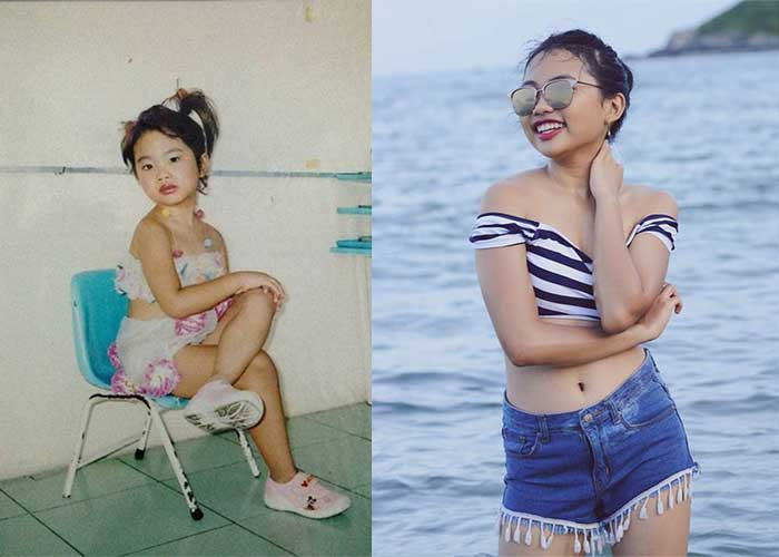 Thử tài đoán tên sao Việt qua loạt ảnh thời 'cởi truồng tắm mưa'