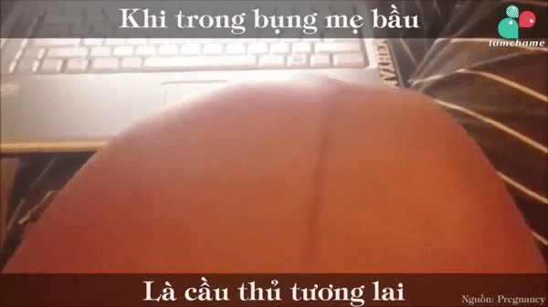 Khi em bé trong bụng là cầu thủ tương lai - ảnh 4