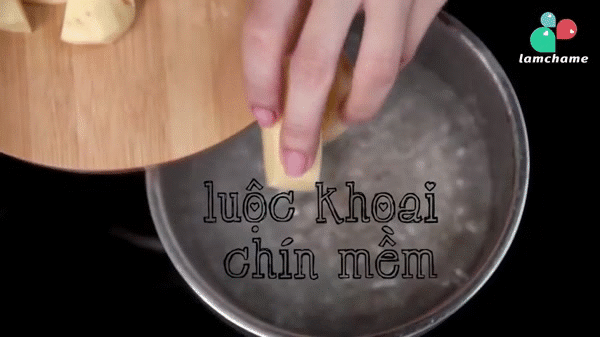 khoai tây trứng muối bọc tôm - ảnh 2