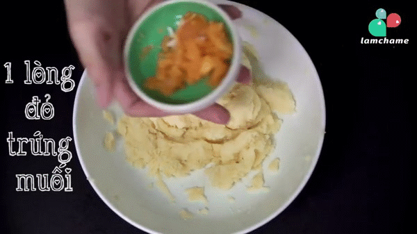 khoai tây trứng muối bọc tôm - ảnh 4