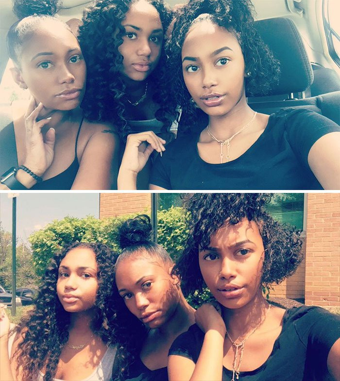 Bối rối trước loạt ảnh mẹ và con gái nhìn như chị em sinh đôi